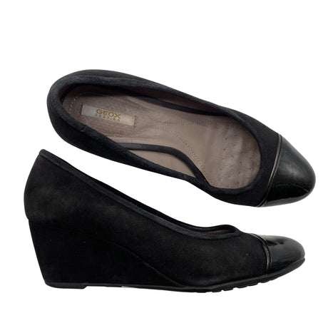 Unisex Geox - Wedge heel shoes, size 37 - Black ()