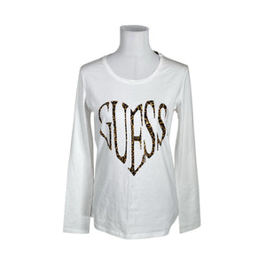 Unisex Guess - Tricot shirt, size 38 - White (1)