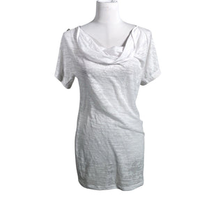 Unisex Armani Exchange - Tricot tunic, size 38 - White (1)