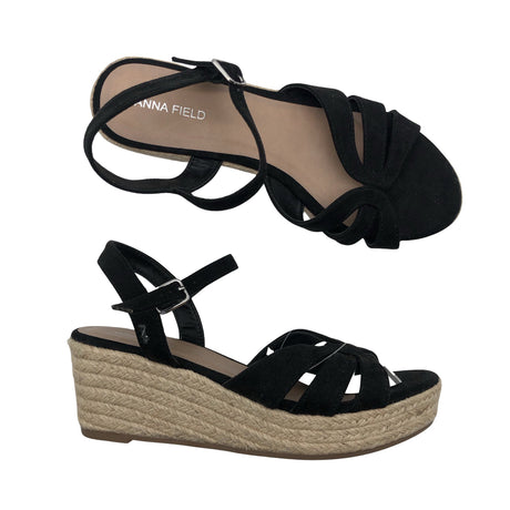 Unisex Anna Field - Wedge sandals, size 38 - Black ()