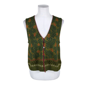 Unisex Gudrun Sjöden - Knit vest, size 40 - Orange (1)