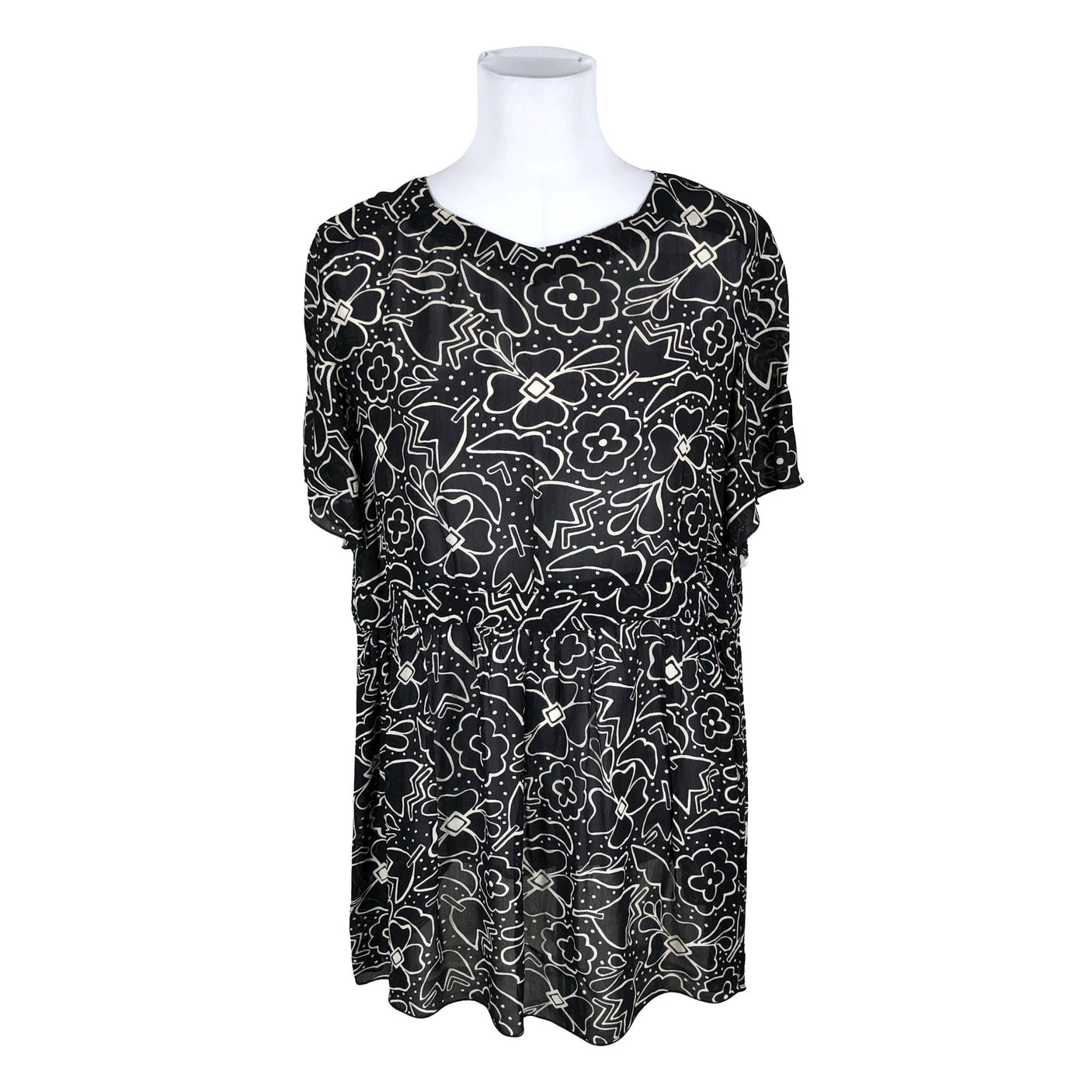 Unisex Gudrun Sjöden - Short-sleeved blouse, size 40 - Black (1)