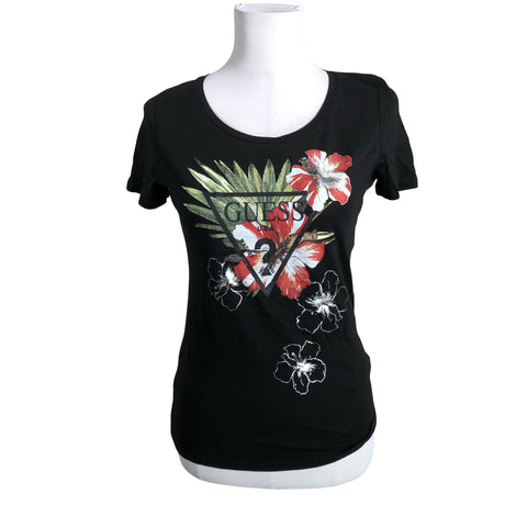 Unisex Guess - T-shirt, size 38 - Black ()