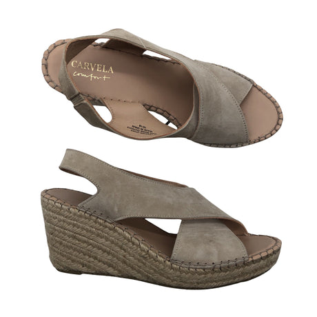 Unisex Carvela - Wedge sandals, size 38 - Beige ()