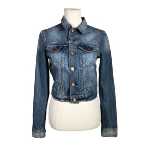 Unisex Acne Studios - Denim jacket, size 38 - Blue (1)