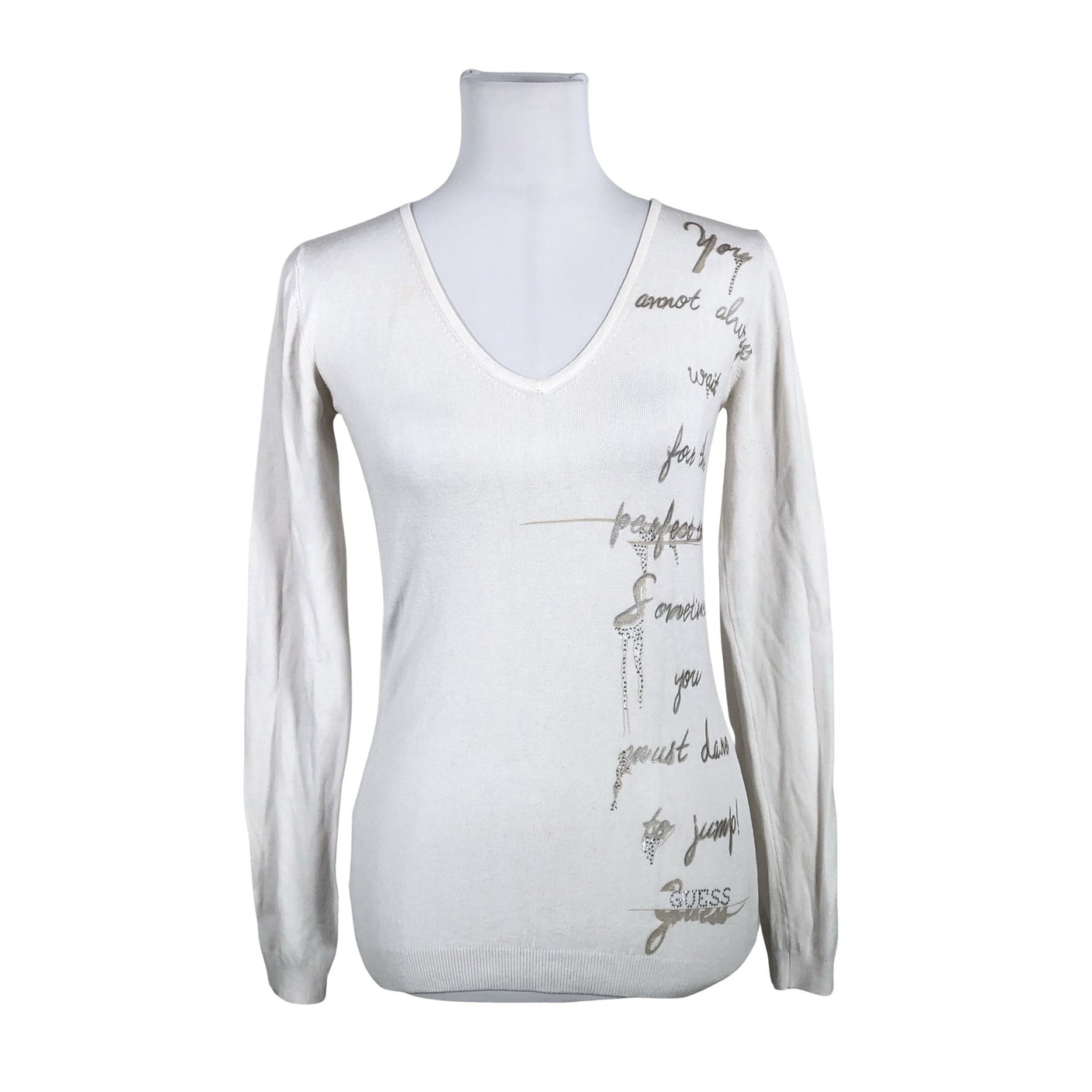 Unisex Guess - Sweater, size 38 - White (1)