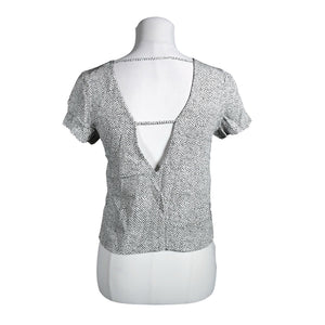 Unisex &Other Stories - Short-sleeved blouse, size 34 - White (2)