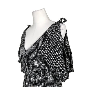 Unisex &Other Stories - Schiffon dress, size 38 - Black (2)