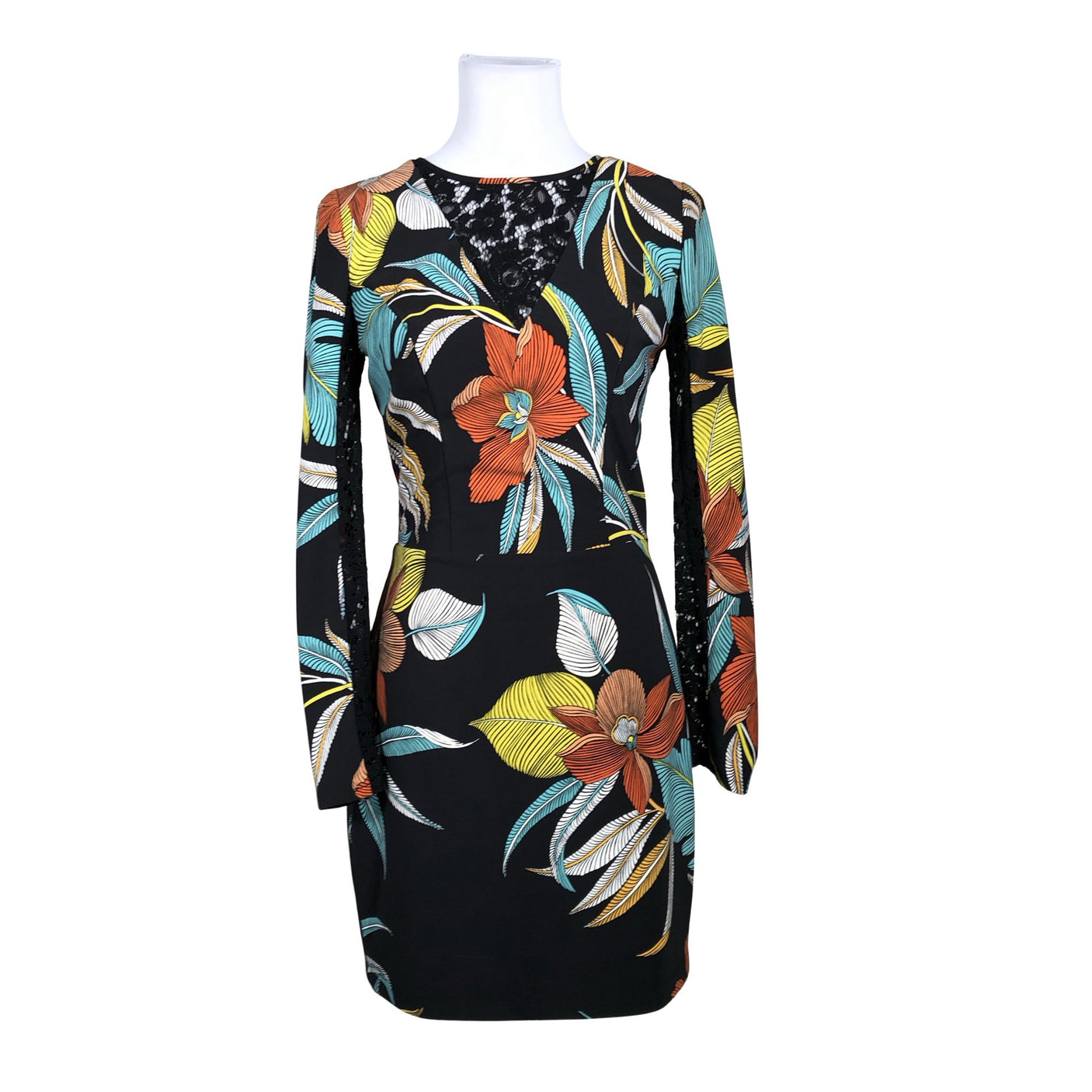 Unisex Marciano by Guess - Schiffon dress, size 38 - Black (1)