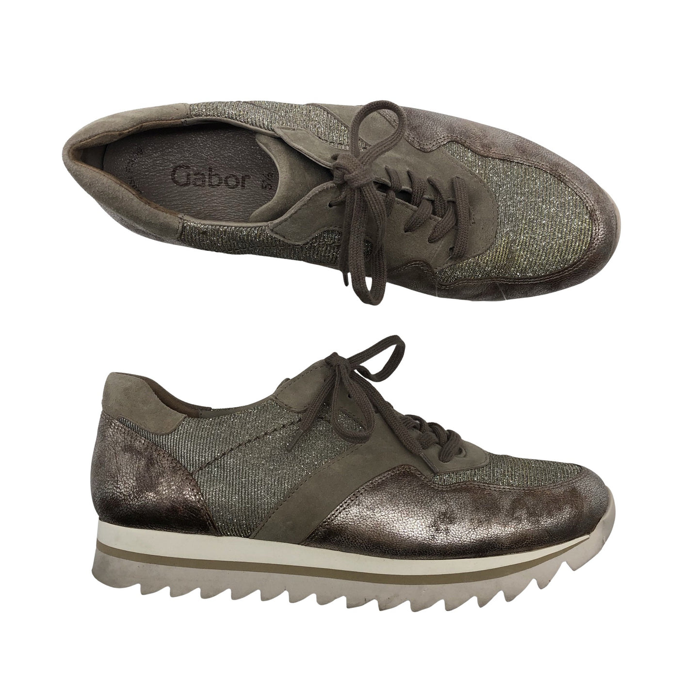 Unisex Gabor - Casual sneakers, size 38 - Brown (2)