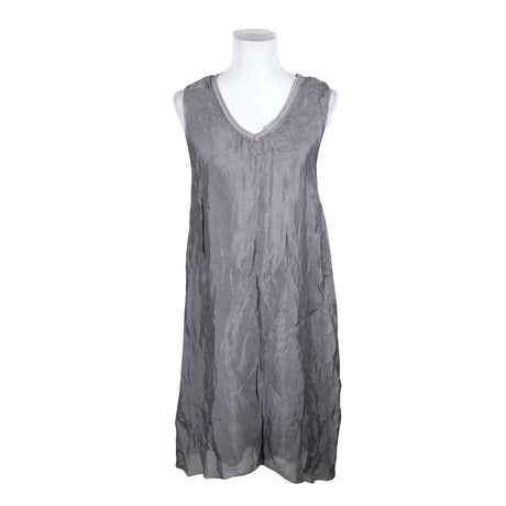 Unisex Anna Justper - Schiffon dress, size 40 - Gray ()