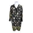 Unisex Marta - Schiffon dress, size 42 - Black ()