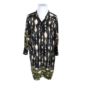 Unisex Marta - Schiffon dress, size 42 - Black (1)
