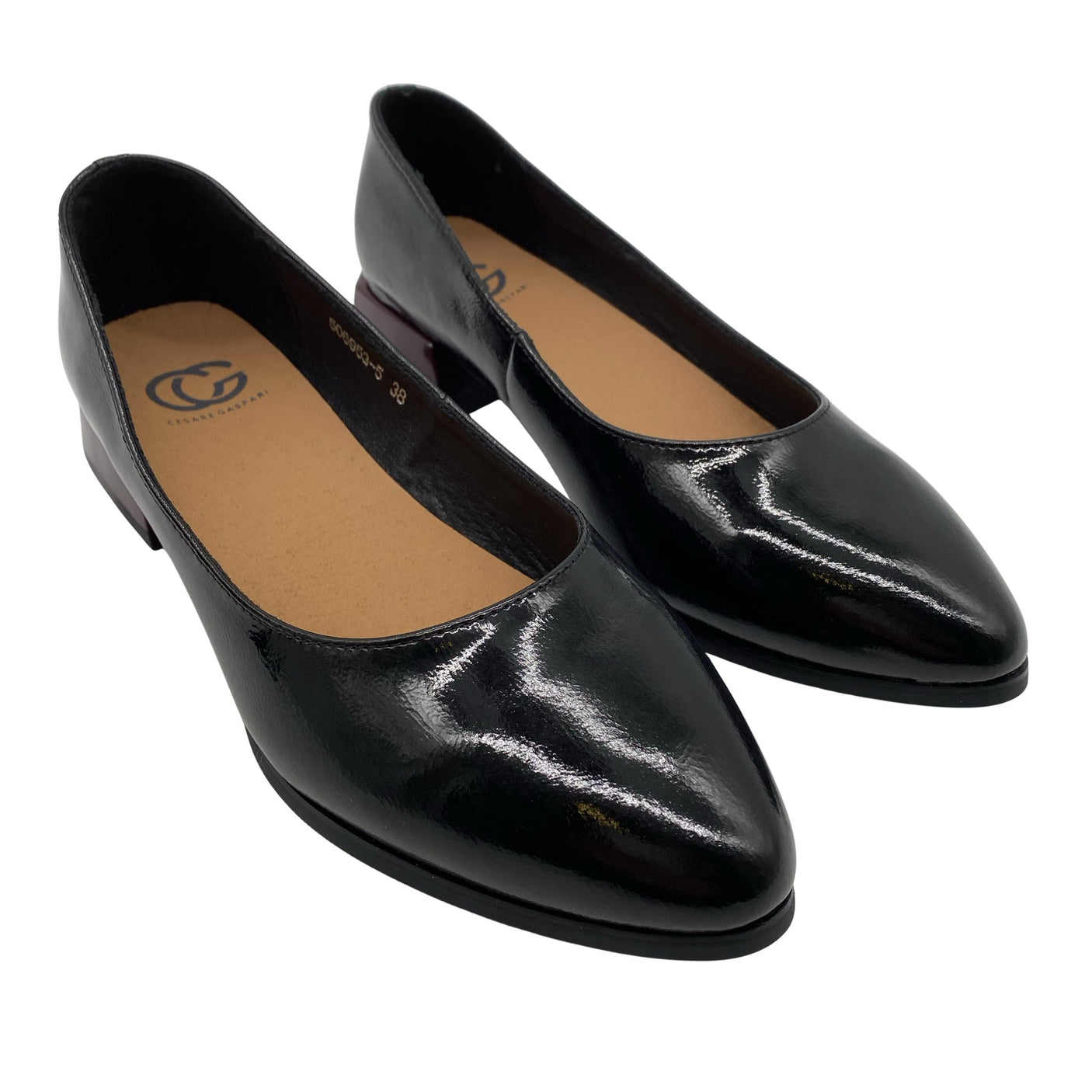 Unisex Cesare Gaspari - High heels, size 38 - Black (2)
