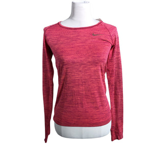 Unisex Nike - Sports shirt, long sleeve, size 34 - Pink (1)
