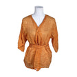 Unisex Lili Marleena - Short-sleeved blouse, size 40 - Orange ()