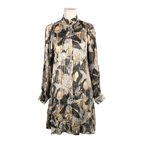 Unisex Bruuns Bazaar - Schiffon dress, size 36 - Beige (1)