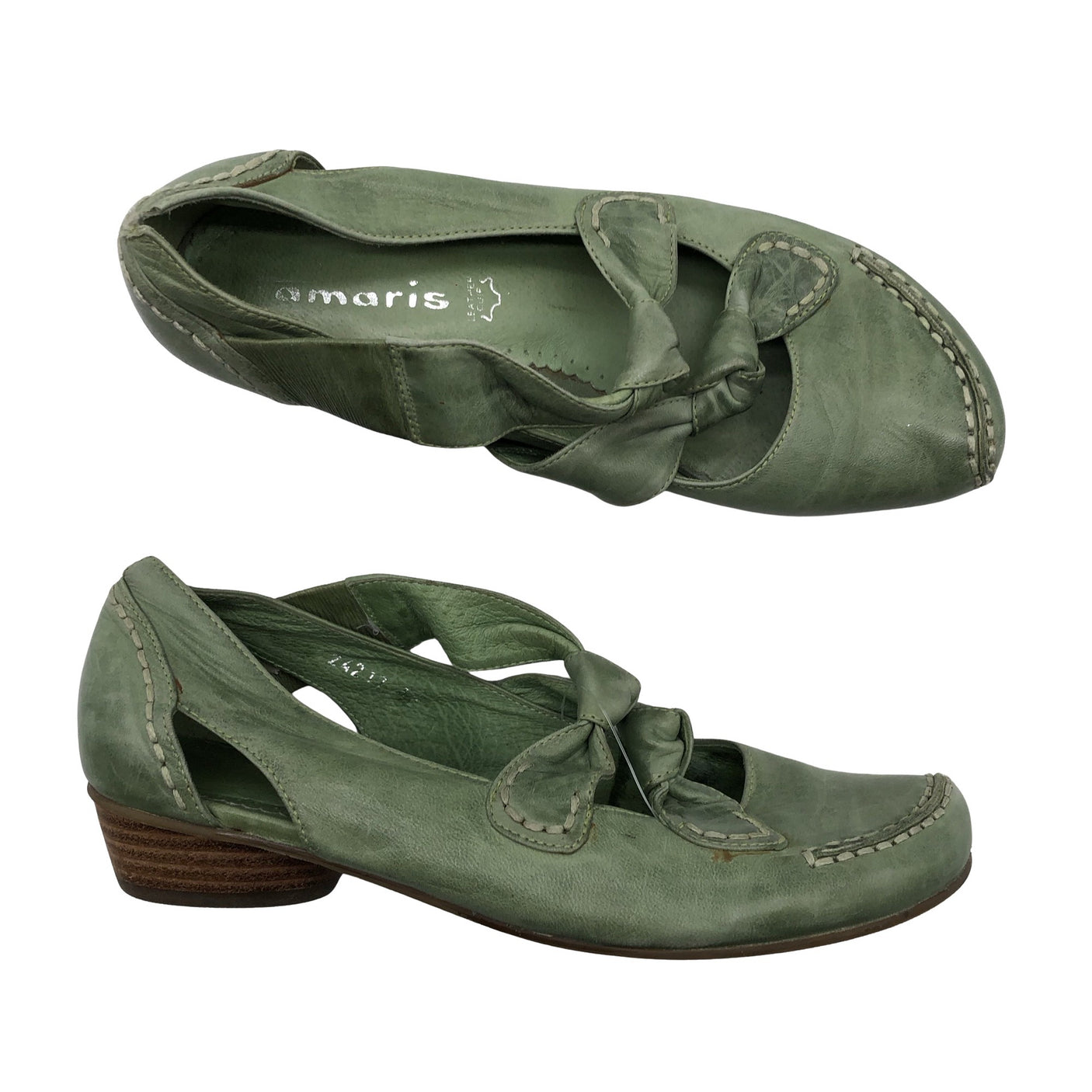 Unisex Tamaris - High heels, size 38 - Green (1)