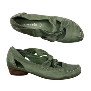 Unisex Tamaris - High heels, size 38 - Green (1)