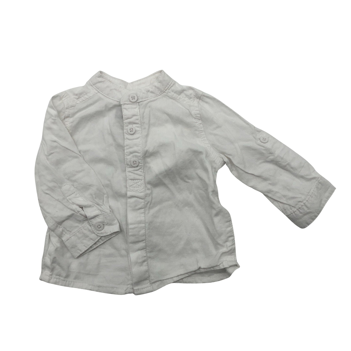 Unisex In Extenso - Collared shirt, size 56 - 62 - White (2)
