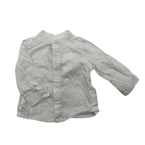 Unisex In Extenso - Collared shirt, size 56 - 62 - White (1)