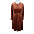 Unisex Nümph - Tricot dress, size 36 - Brown ()