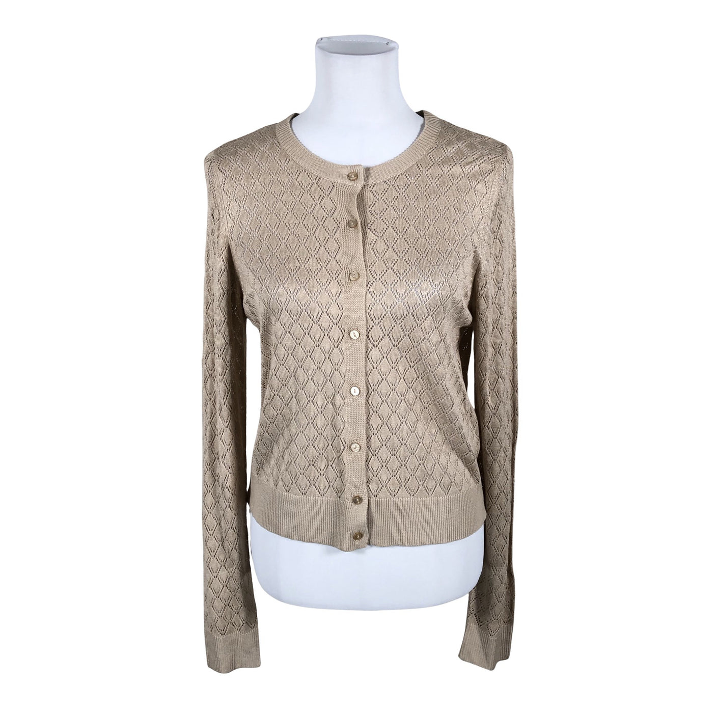 Unisex Your Face - Cardigan, size 38 - Beige (1)