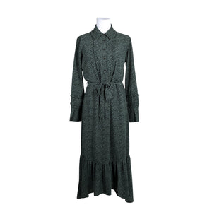 Unisex Monton - Schiffon dress, size 34 - Green (1)