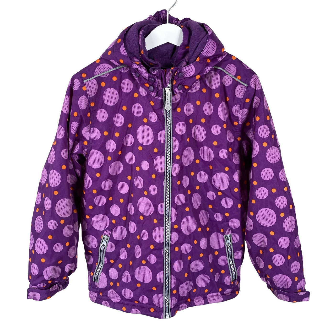 Unisex Fransa - Winter jacket, size 128 - 134 - Violet (1)