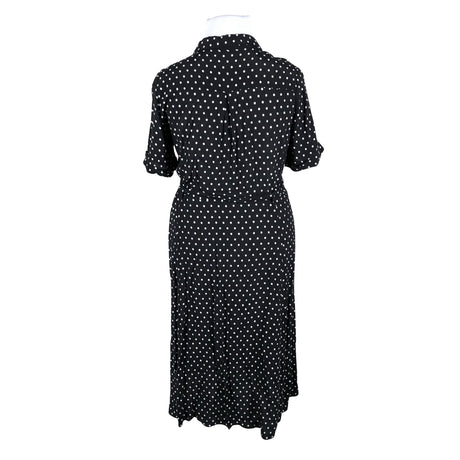 Unisex Sézane - Schiffon dress, size 42 - Black (2)