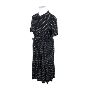 Unisex Sézane - Schiffon dress, size 42 - Black (3)