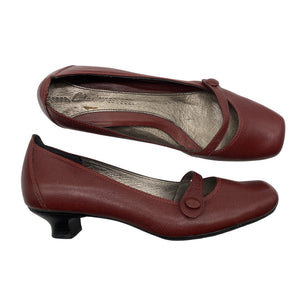 Unisex Clarks - High heels, size 39 - Wine red (1)
