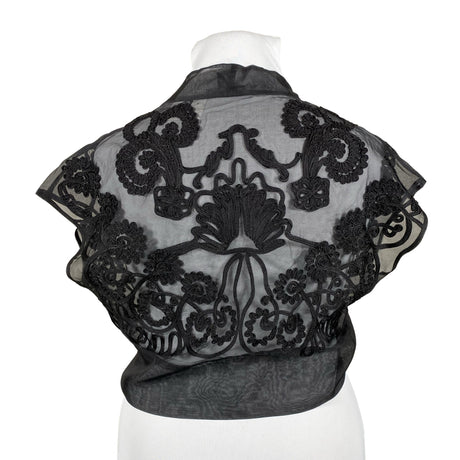 Unisex Bandolera - Evening bolero jacket, size 44 - Black (2)