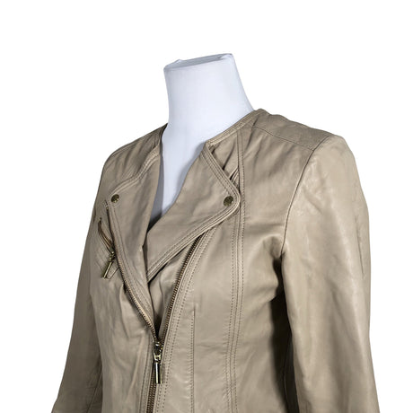 Unisex Andiata - Leather jacket, size 36 - Beige (2)