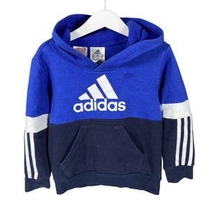 Unisex Adidas - Hoodie, size 110 - 116 - Blue (1)
