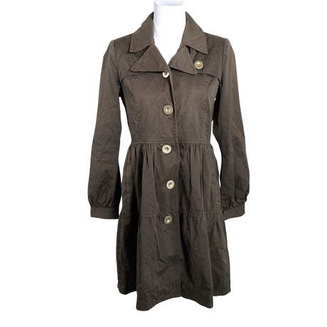 Unisex Soaked - Trench coat, size 38 - Green ()