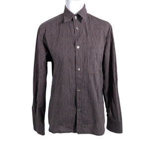 Unisex Marimekko - Collared shirt, size 36 - Brown (1)