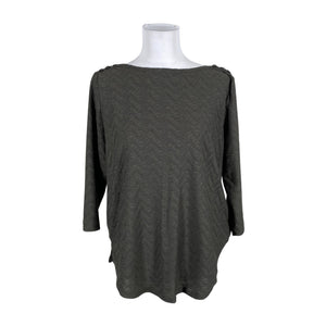 Unisex Fransa - Tricot shirt, size 40 - Green (1)