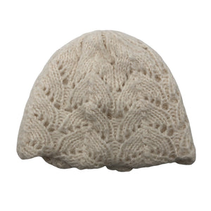 Unisex Handmade - Winter beanie, size 56 - 58 cm - Natural white (1)