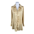 Unisex Your Face - Schiffon tunic, size 40 - Beige ()