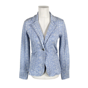Unisex Cream - Sweat jacket, size 36 - Light blue (1)