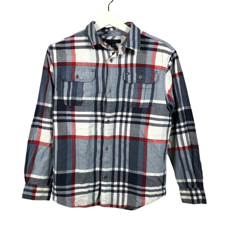 Unisex Tommy Hilfiger - Flannel shirt, size 152 - 158 - Light blue ()