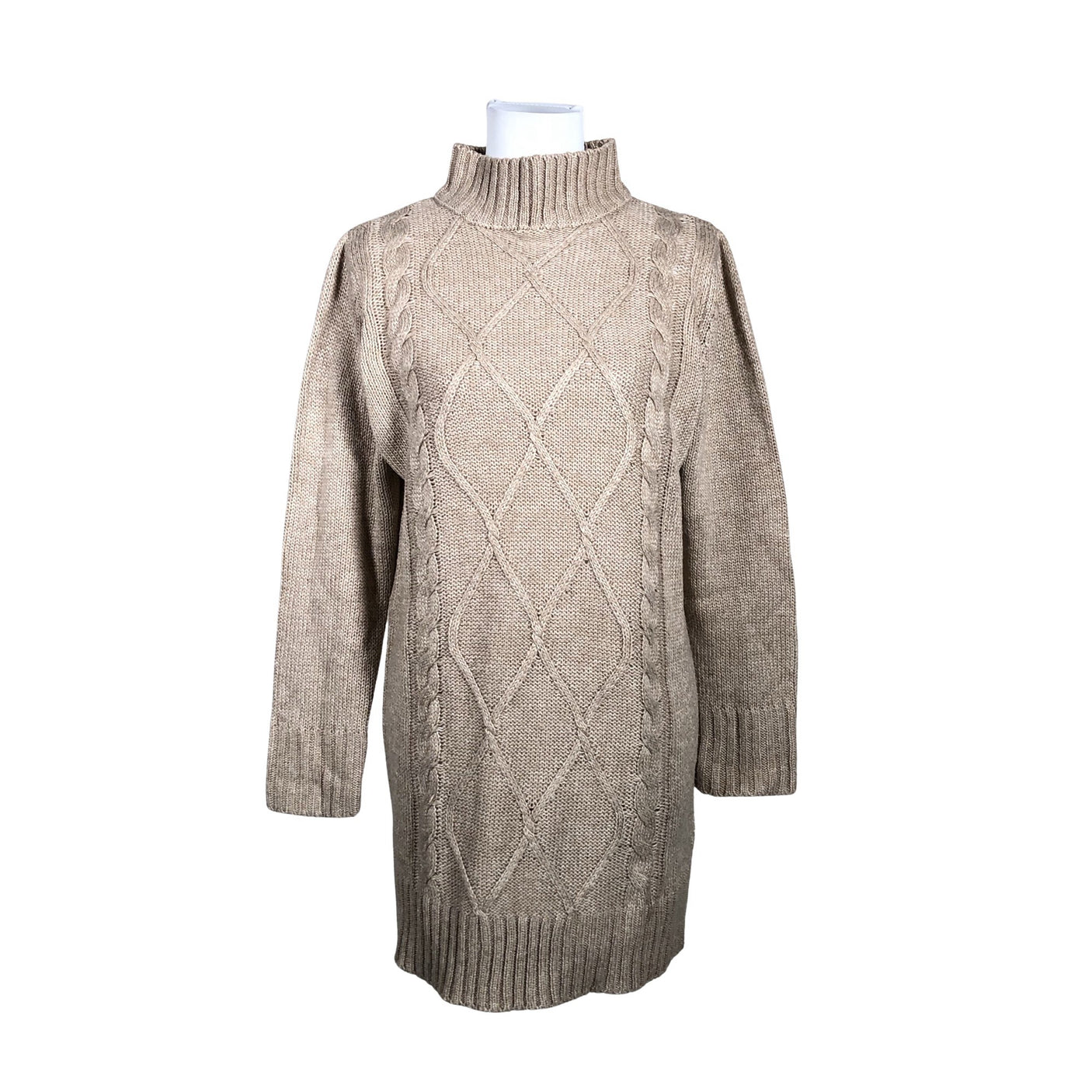 Unisex Happy Holly - Knit dress, size 36 - Beige (1)