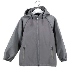 Unisex Name It - Soft shell jacket, size 104 - 110 - Gray (1)