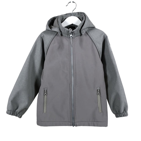 Unisex Name It - Soft shell jacket, size 104 - 110 - Gray ()