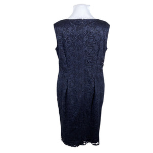 Unisex Vera Mont - Party dress, size 46 - Blue (4)