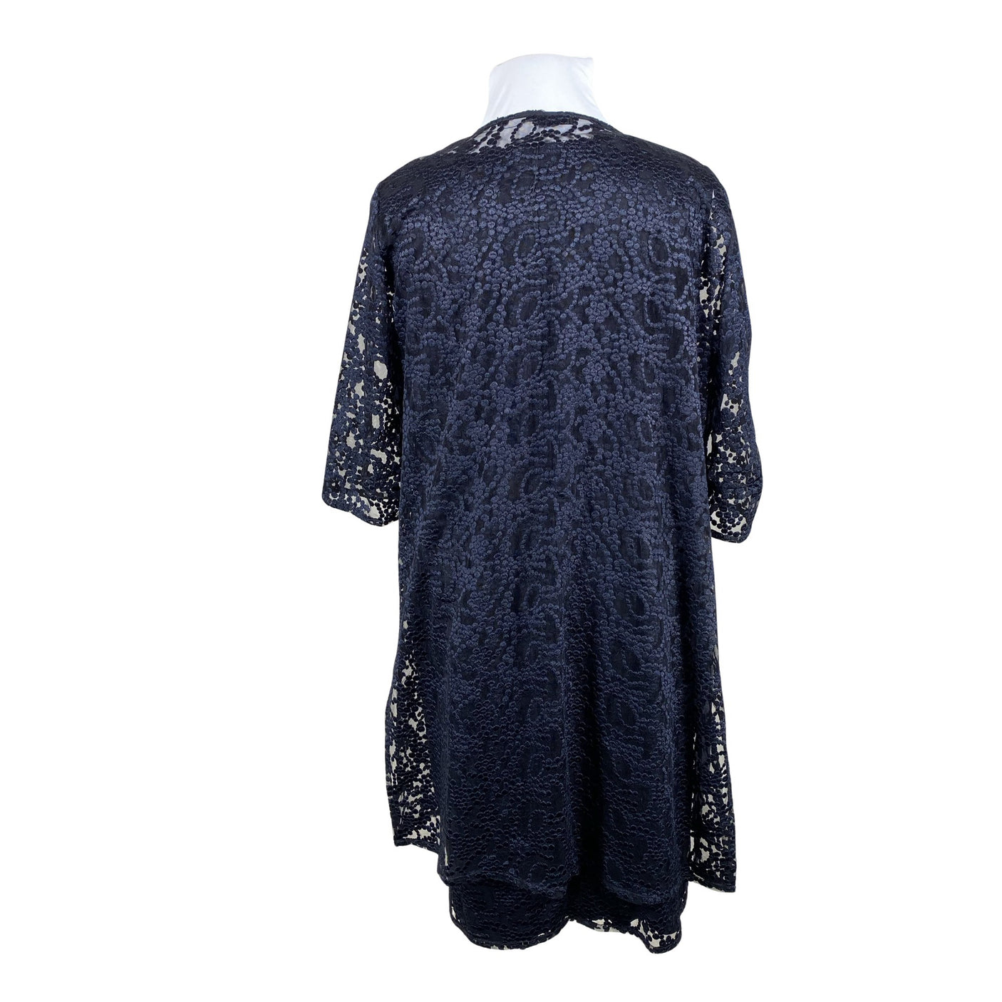 Unisex Vera Mont - Party dress, size 46 - Blue (2)