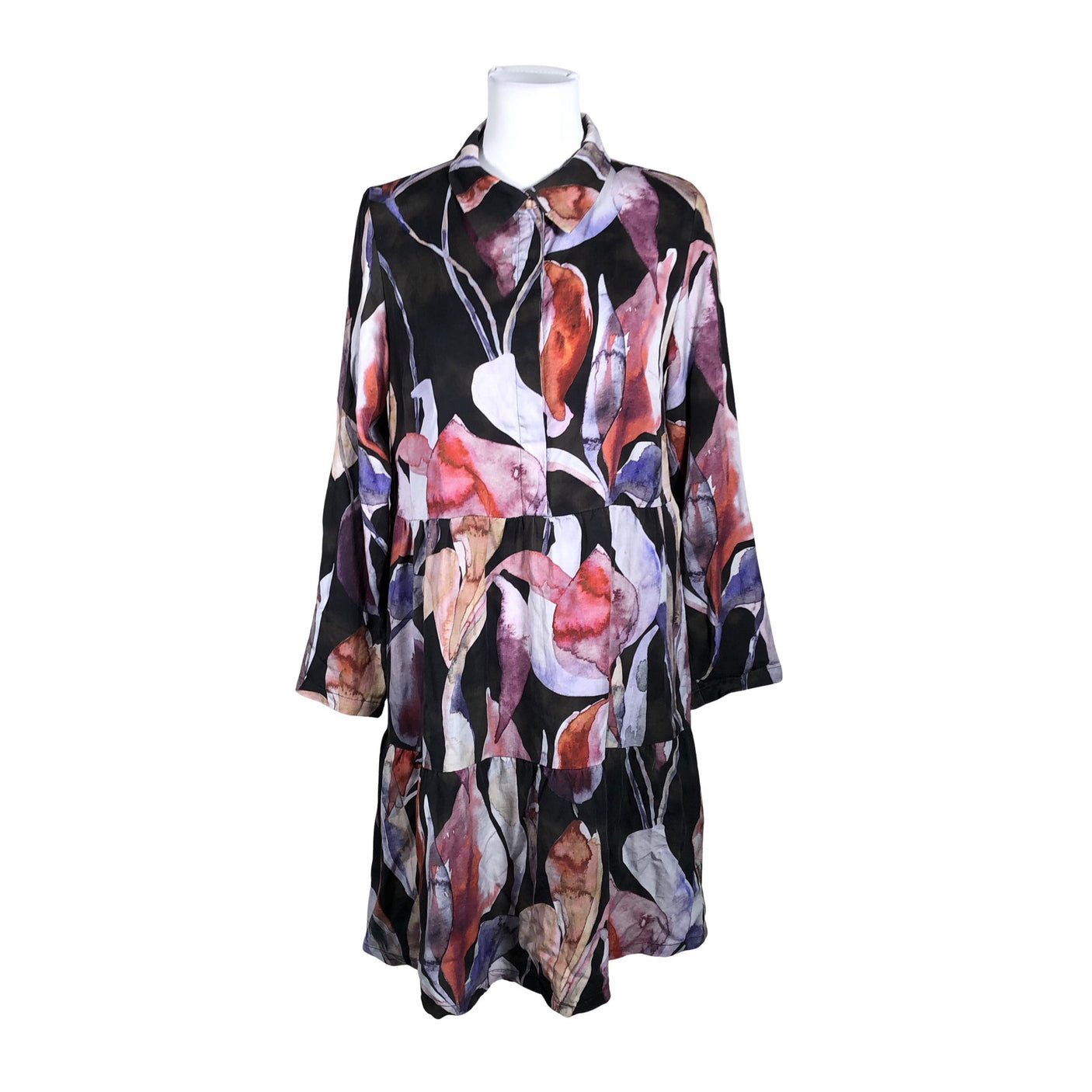 Unisex Blaa - Schiffon dress, size 34 - Black (1)