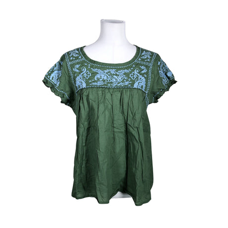 Unisex Odd Molly - Short-sleeved blouse, size 40 - Green ()