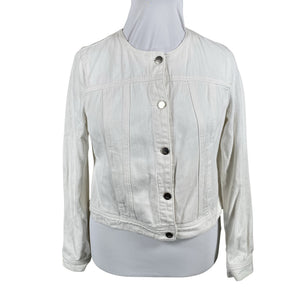 Unisex Your Face - Denim jacket, size 42 - Natural white (1)
